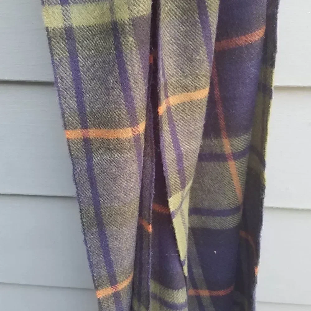 Cashluxe Acrylic Plaid Scarf